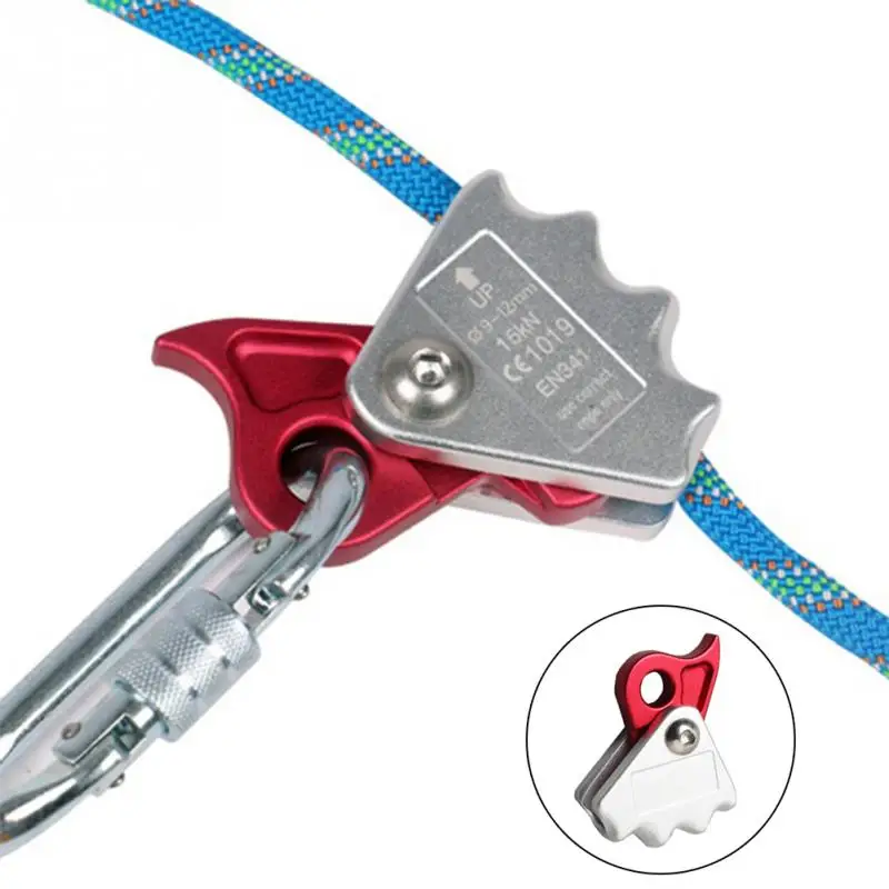 

Outdoor Climbing Mountaineering Safety Rope Buckle Protecta Grip Protection Self-locking Device Rope Lock Safety Rope Buckle