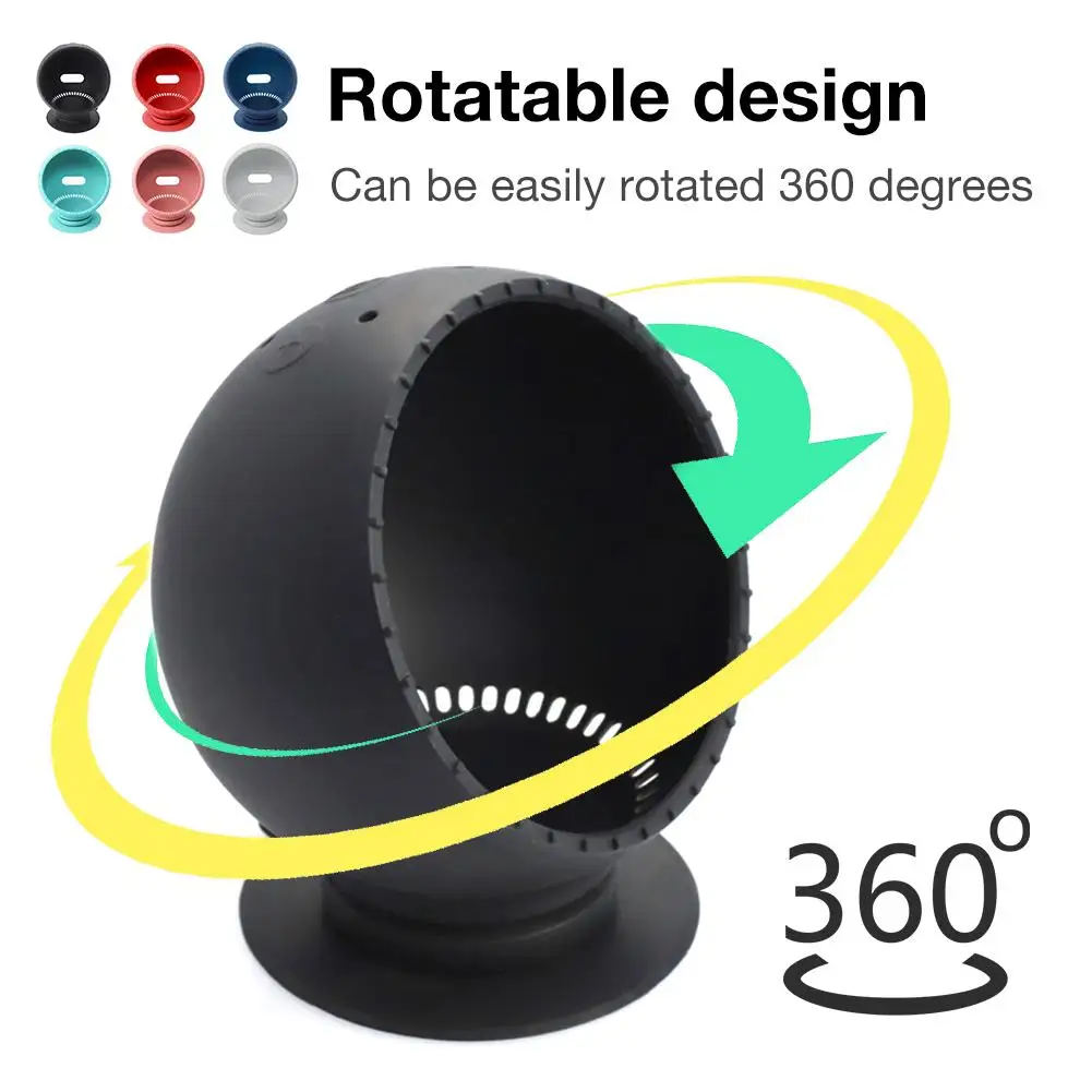 Силиконовый чехол Пыленепроницаемая Подставка подставка на присоске для Amazon Echo