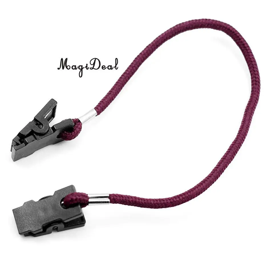 MagiDeal  Outdoor Hat Scarf Wind Clip Lanyard Rope Cord for Camping Hiking Travell Climbing Equipment Clothes Hat Bag Tools Acce