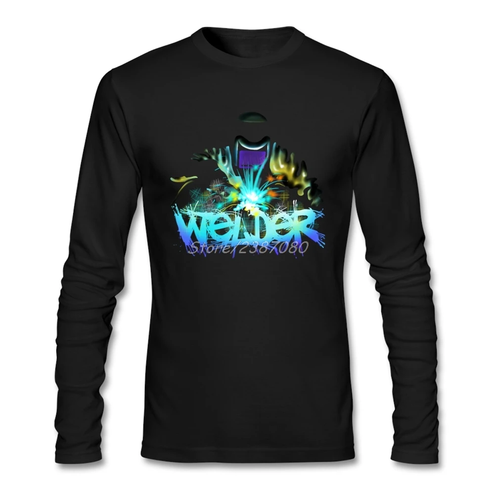 Welders T Shirt Long Sleeve T-shirts 2020 New Couples Cotton Shirts | Мужская одежда