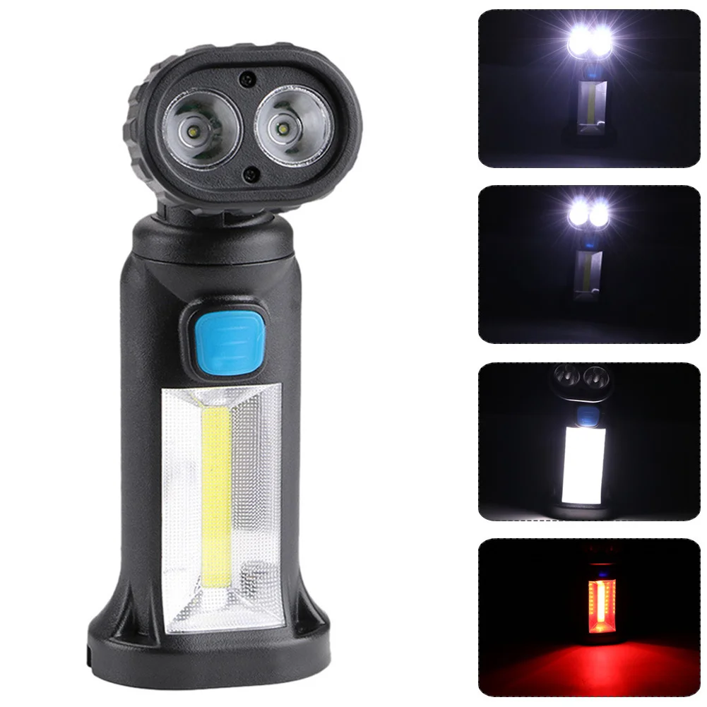 

LED Working Light 360 Swivel Hook USB Rechargeable Magnetic Emergency Lamp for Camping Cycling MAL999