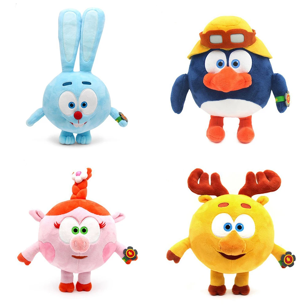 

30cm Russian Smeshariki Cartoon Dolls Stuffed Animals Plush Toys Kikoriki Toy for children Kids Gifts 10 styles 072