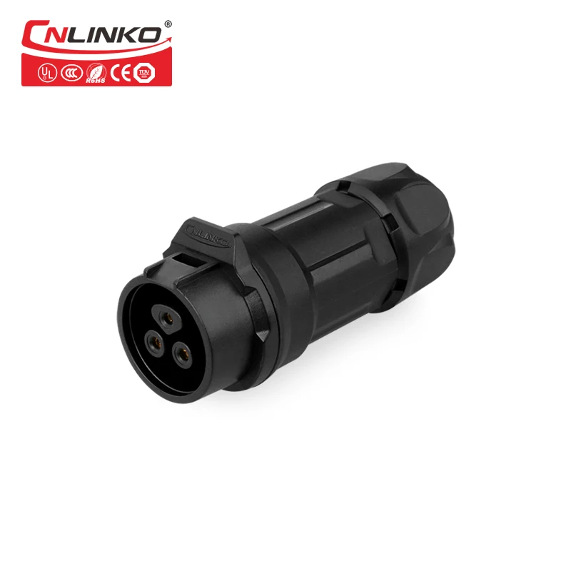 Cnlinko M16 3pin соединителя PBT Пластик в виде ракушки золотые шпильки