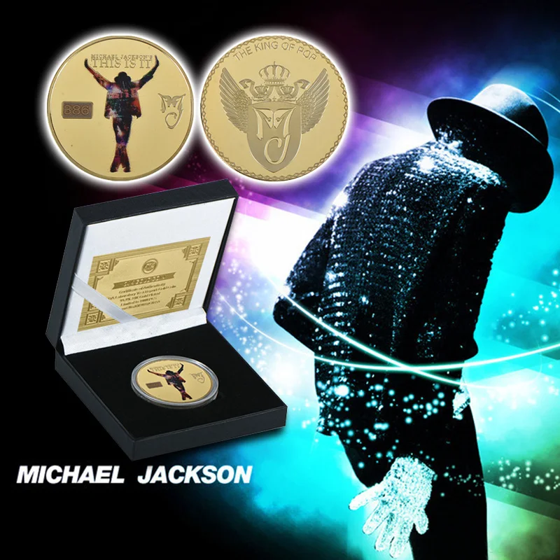 Buy WR Michael Jackson Gold Plated Commemorative Coin