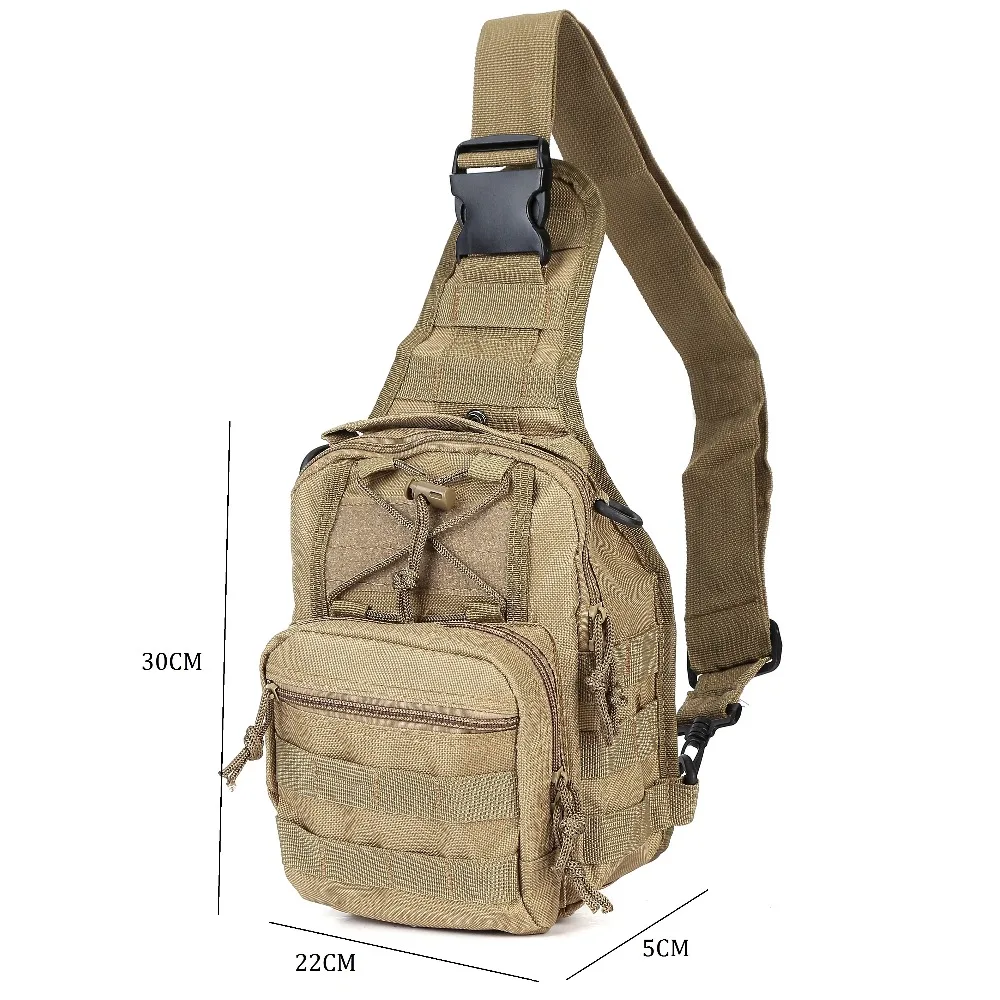 Chest Bag With Military Pouch Tactical Shoulder Strap Bag Outdoor Army