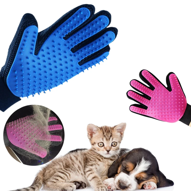 Pet Hair Glove Dog Brush Comb For Pet Grooming Dog Glove Cleaning