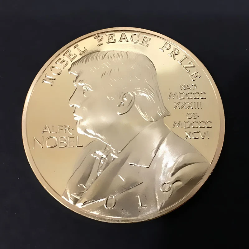 Оптовая продажа новинка 2019 Посеребренная позолоченная памятная монета Trump