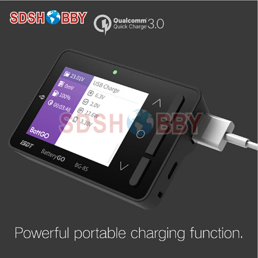 

ISDT BG-8S Intelligent Electric Quantity Tester for UAV DRONE Batteries