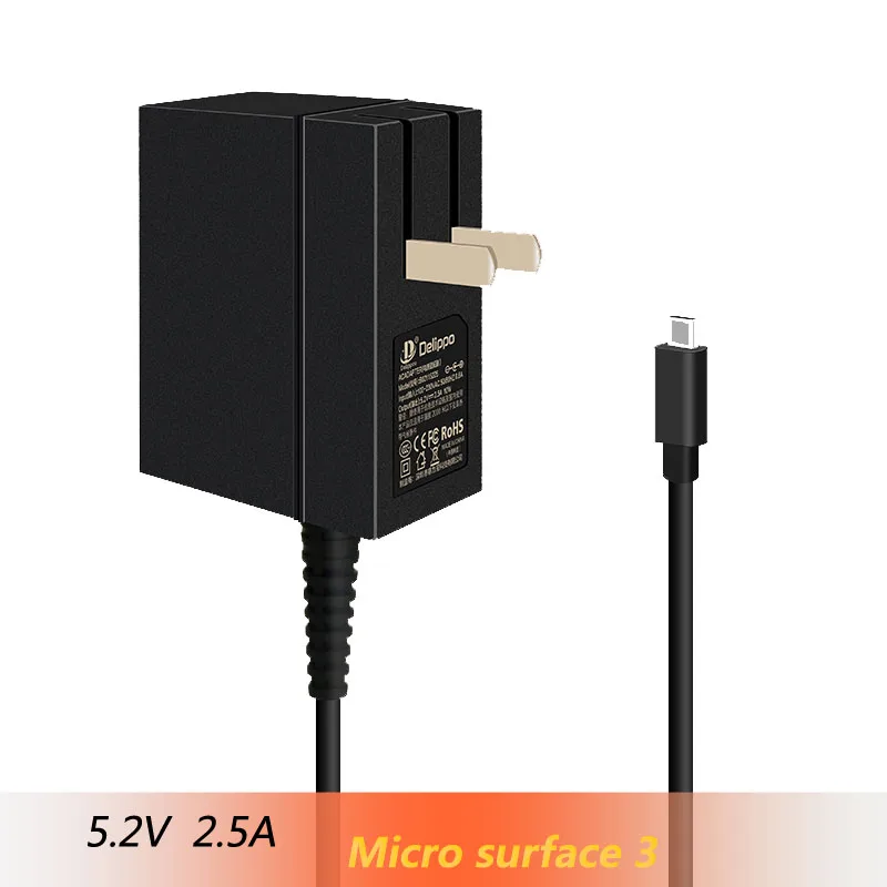 

5.2V 2.5A Tablet Ac adapter For Microsoft Micro Surface 3 Charger 13w