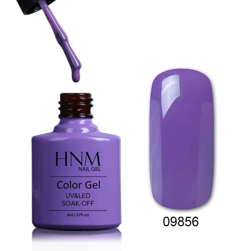 HNM 8 мл гель для ногтей долговечный УФ-светодиодный Гель-лак для ногтей 1 шт. впитывающий Гель-лак 79 цветов гель-лаки - Цвет: 09856