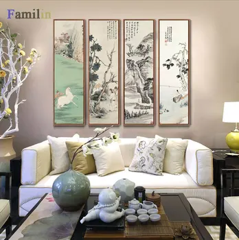 Zhang Daqian Affiche Vintage Chinese Meticulous Posters Canvas Paintings Wall Art Picture For Living Room Study Room Home Decor 2