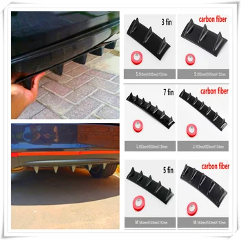 

car Rear Bumper Lip Fin ABS air shark for Ford Expedition EcoSport Kuga F-Series Escape SVT Reflex Freestar Five FG F-350