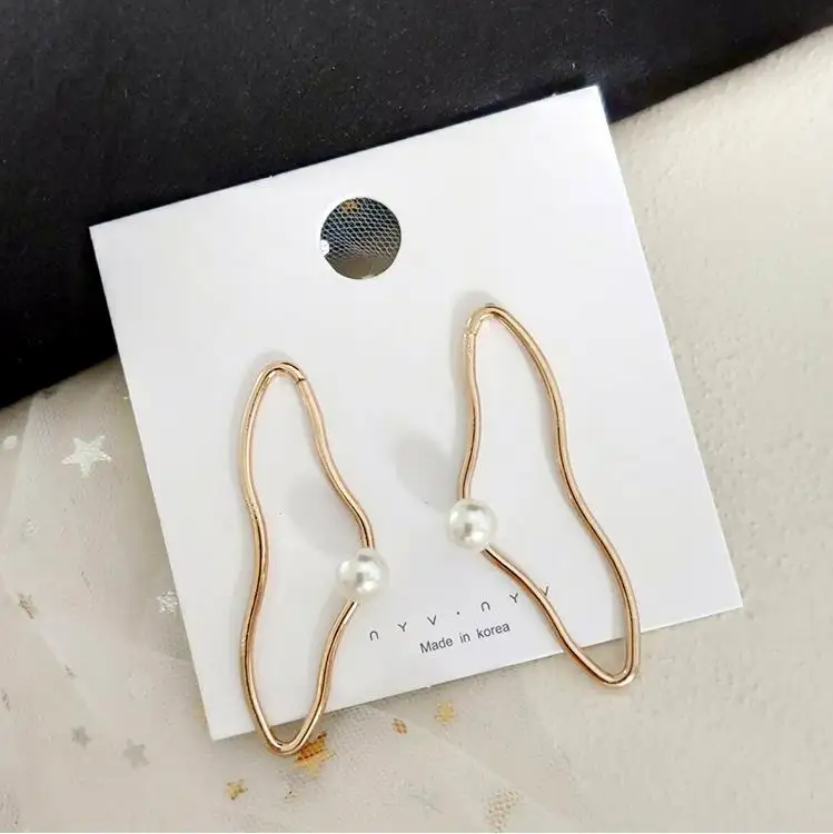 Женские Геометрические серьги boucle d'oreille femme массивные металлические подвески с