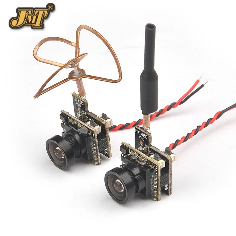 

HC25 Upgraded HC48 VM275T 5.8G 25mW 48CH Mini Tiny 520TVL Camera Build-in FPV Transmitter Antenna for Indoor Brushed Racer Drone