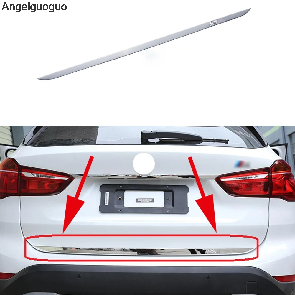 Angelguoguo 1 шт. формовочная крышка багажника автомобиля для BMW X1 F48 2016 2017 (блестящий и