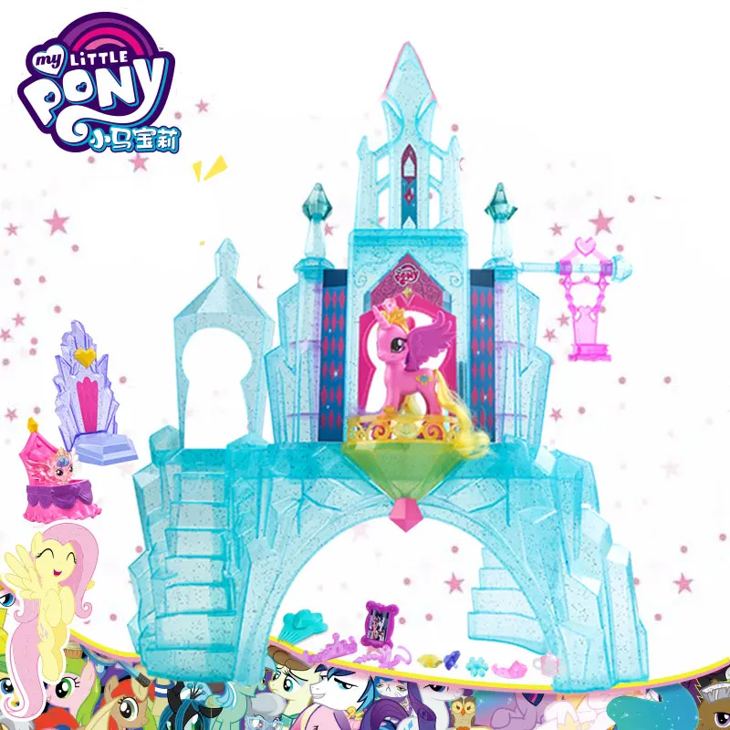 Игрушки My Little Pony Принцесса Каденс Кристалл Замок Набор ПВХ фигурки куклы принцесса девочки Рождественский подарок игрушки