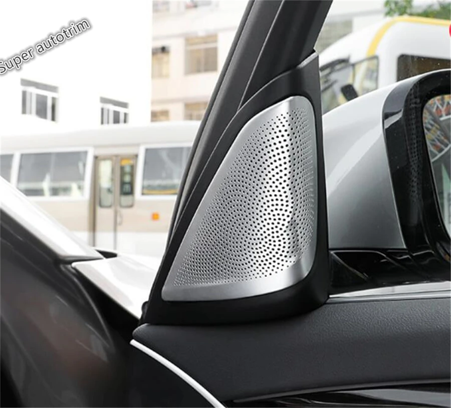 

Lapetus Pillar A Stereo Speaker Audio Loudspeaker Sound Cover Trim Kit Interior For BMW 5 Series Sedan G30 530I 2017 2018 2019