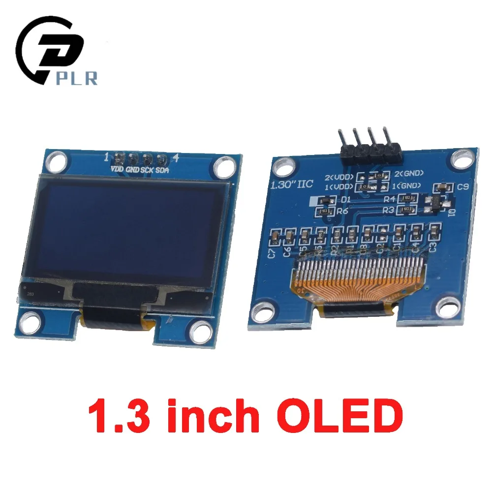10 шт. 4PIN 1 3 &quotO светодиодный модуль белый/синий цвет 128X64 дюймов O ЖК-дисплей 3&quot IIC