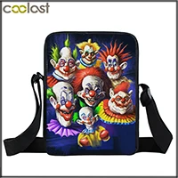 Крутой Crazy Evil рюкзак "Клоун" для подростка, женский, мужской рюкзак, детская школьная сумка, рюкзаки, детские сумки для книг с двойной молнией
