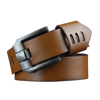 

Cody Steel Business Leather Belt Men Brand Casual Pin Buckle Alloy Fashion Male Belt Split Leather Classic Practical Belts Man