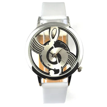 

New Fashion Ladies Dress Watches Music Note Unique Design Watch Womens Wrist Watch Clock montre femme 2018 luxe relogio feminino