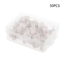 50 шт соломенная шляпа деревянная thumtack креативный декоративный Рисунок толкатели деревянная головка