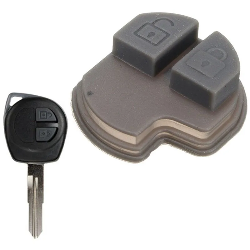 

1pcs 2 Buttons Remote Car Key Rubber Pad For Suzuki GRAND VITARA SWIFT IGNIS ALTO SX4 Key Case Cover