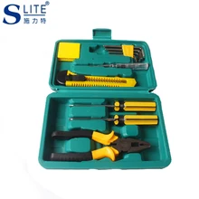 Slite 7pcs Home Hardware Set Repair Combination Manual Toolbox  Tools Carpentry vehicle Multifunctional Repair