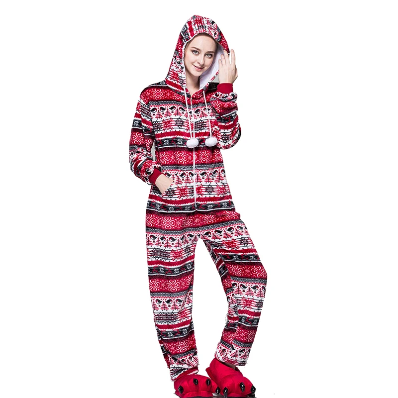 

Adults flannel warm kigurumi pink snowflake onesies woman men onesies sleepwear jumpsuit red bird kigurumi