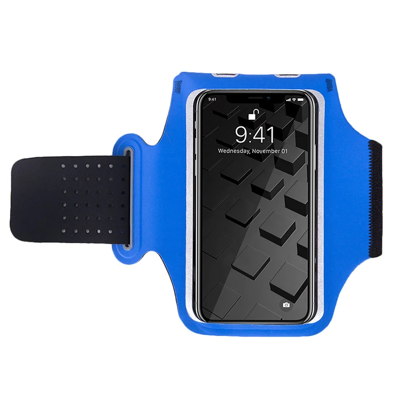 Водонепроницаемый спортивный наручный чехол для iPhone Xiaomi huawei samsung Running Gym Arm Band 4-6 дюймов держатель для мобильного телефона