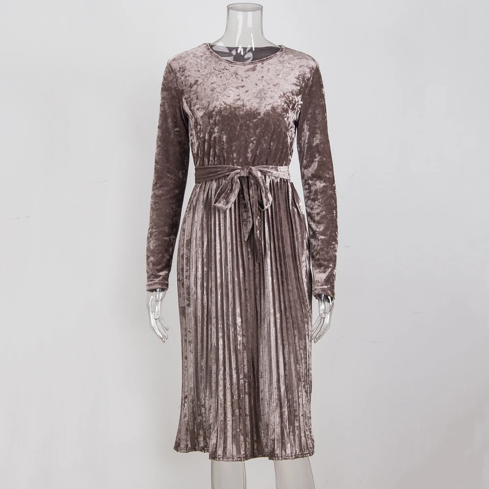 2019 Топ Мода полиэстер сплошной полный обычный Vadim Vestido Longo размера плюс Весна