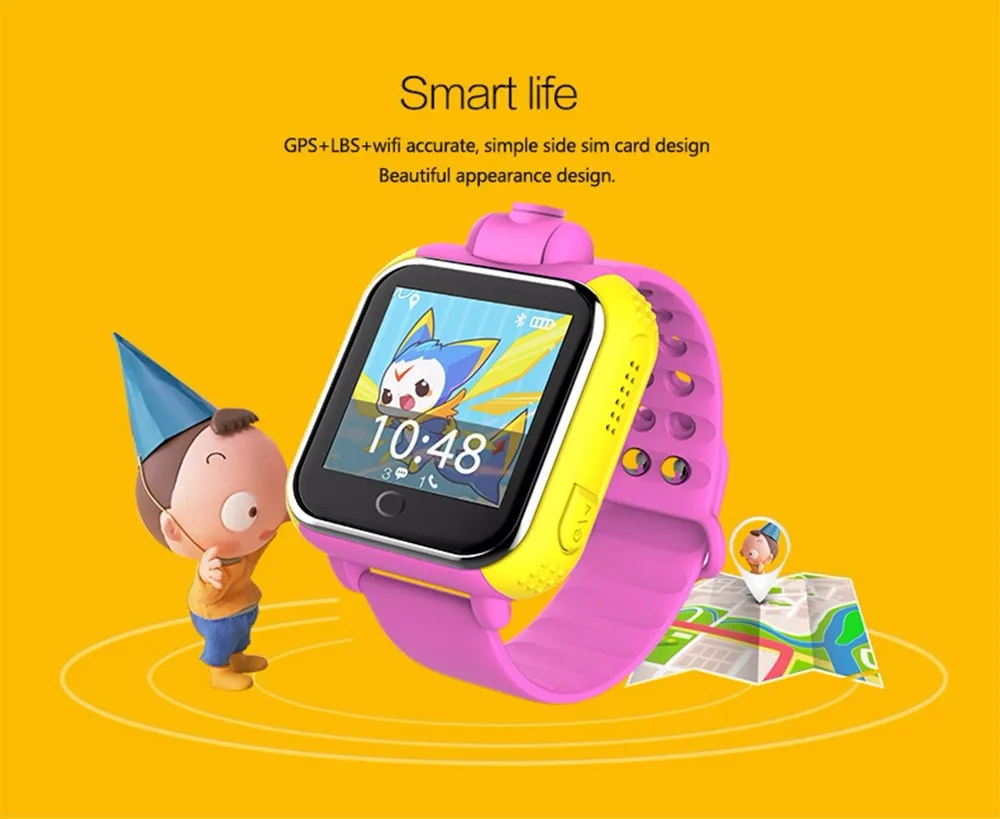 Ceas smartwatch GPS copii MoreFIT™ GW1000 3G Pro , GPS, camera 2MP, Wi