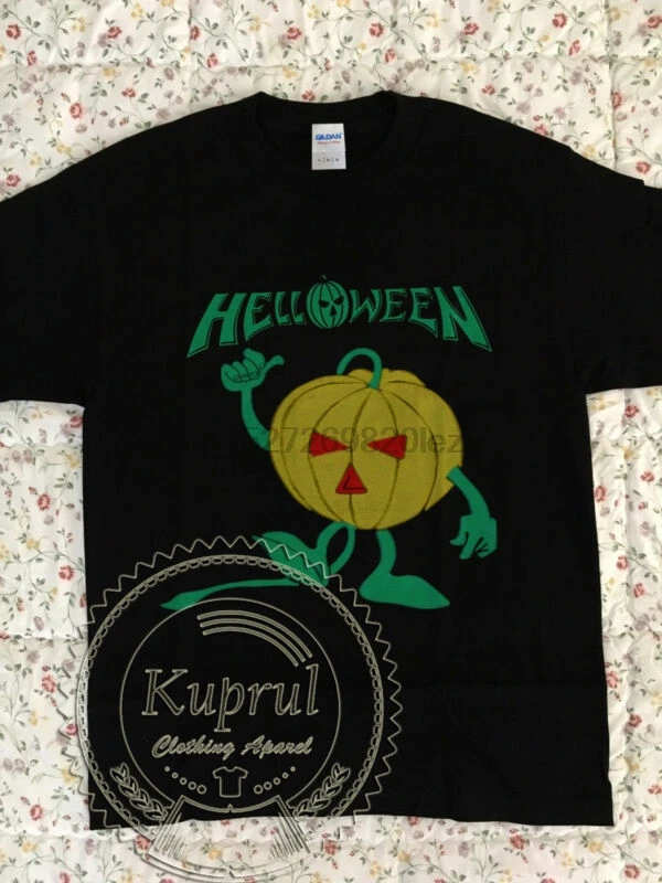 

Vintage Helloween Pumpkin muscle 1987 New T-shirt Reprint