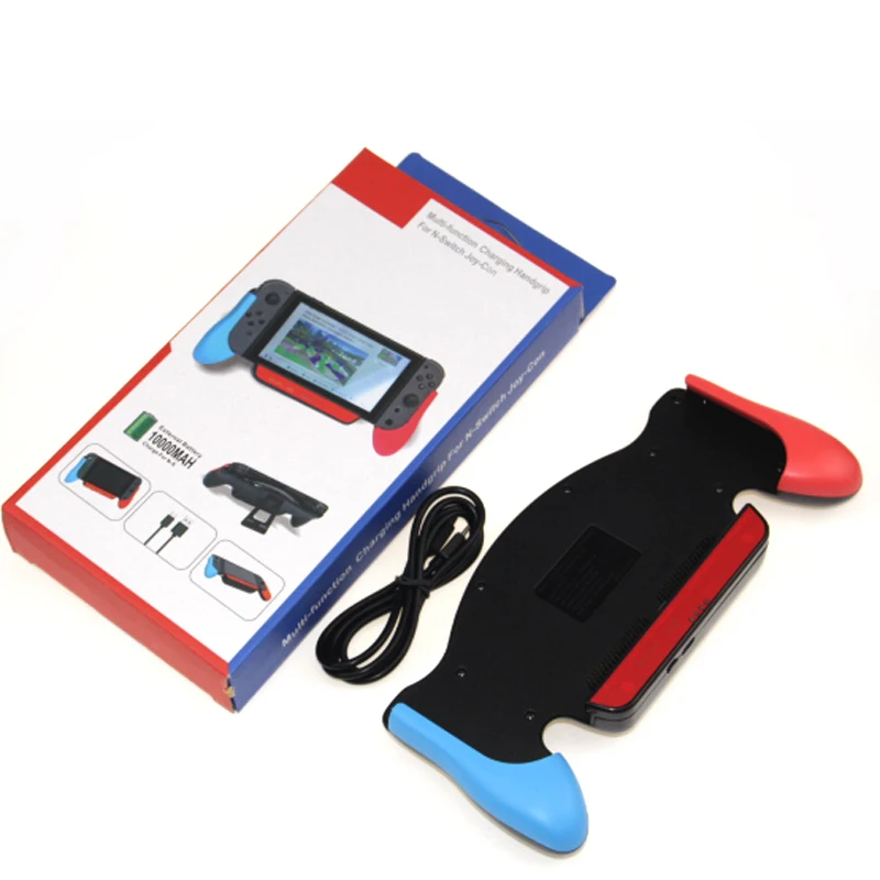  Grip Handle Charging Dock Station 10000mAh Power Bank Portable Charger Chargeable Stand Holder for 