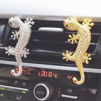 

Car Outlet Perfume Diamond Lizard Automobiles Air Freshener Car Ornament Solid Fragrance Air Conditioner Outlet Clip Auto Decor
