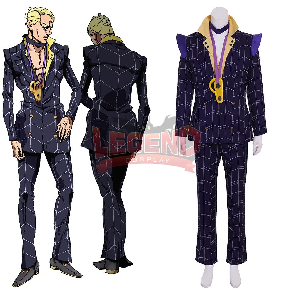 

Cosplaylegend Anime JOJO JoJo's Bizarre Adventure Golden Wind Prosciutto Cosplay Costume halloween costume custom made