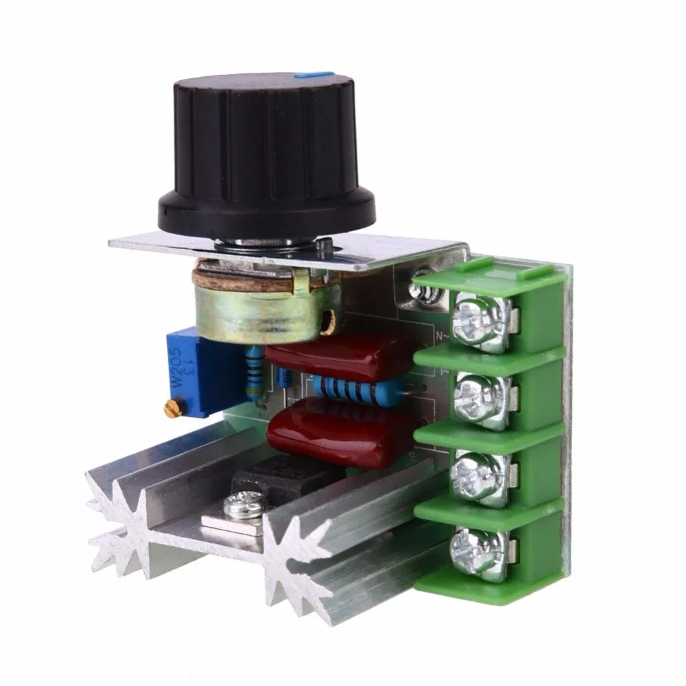 Cewaal 2000W 220V SCR Electronic Voltage Adjuster Modules Module Power Supply Green Development