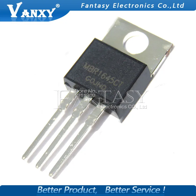 10 шт. MBR1645G TO220 2 MBR1645 220 новый оригинальный|Интегральные схемы| |
