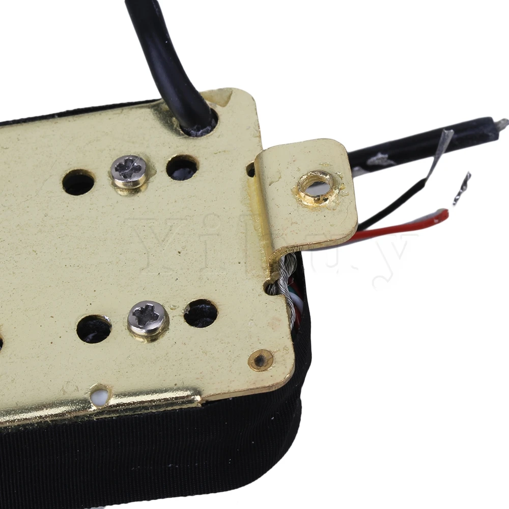 HOC-WH-TMB Black White Metal Double Coil Electric Guitar Pickups Humbucker Punk HOC-WH-TMB Black White Metal Double Coil Electric Guitar Pickups Humbucker Punk