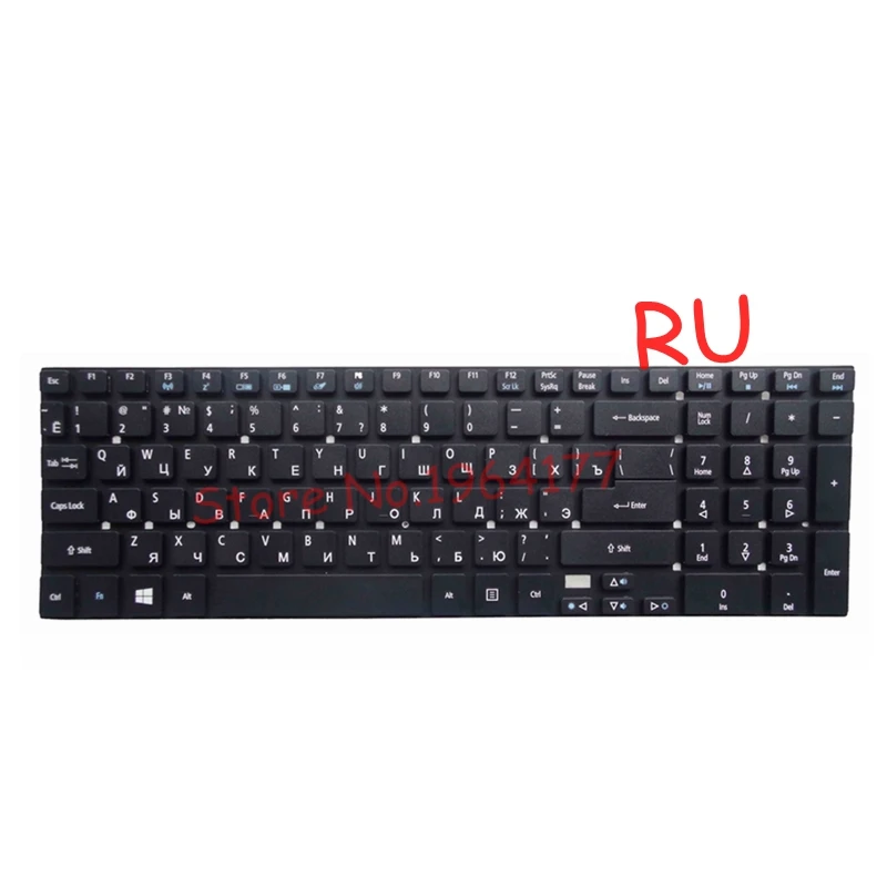 

Russia keyboard FOR ACER V3-7710 7710G 772G E1-530 530G 572 731 522 5830 5830T 5830TG 5755G V3-571G RU