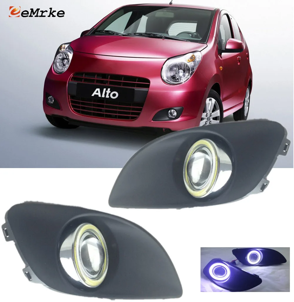 eeMrke LED Angel Eye DRL For Maruti Suzuki A Star Alto Fog Light