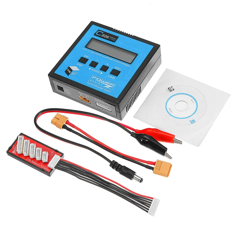Горячая продажа для PG C606 60 Вт 6A Lipo зарядное устройство с зарядным устройством