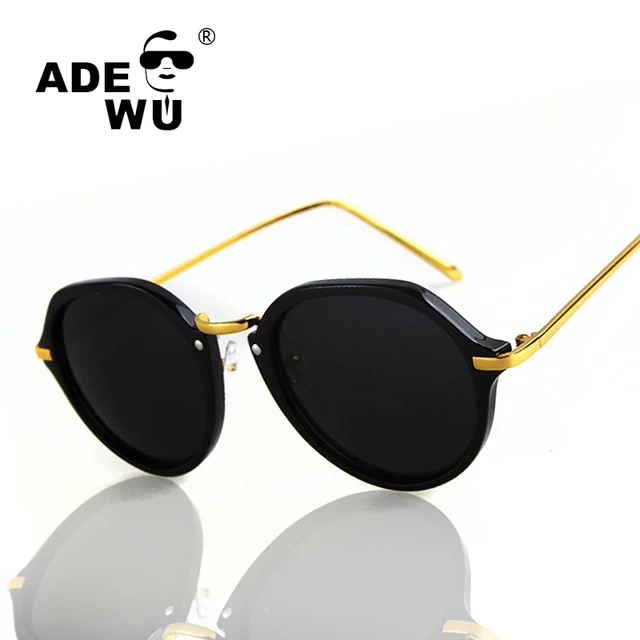 Adewu Fashion Sunglasses Men Luxury Brand Male Cat Eye Sun Glasses For