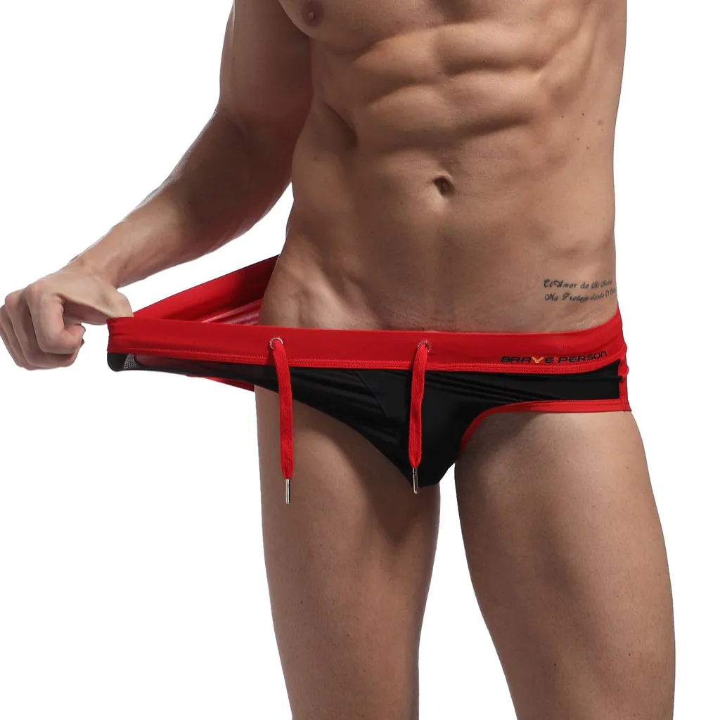 

swimming trunks Men's New Summer Flat-Corner Beach Sports Swimming Trousers man swimwear short Male swimsuit zwembroek heren