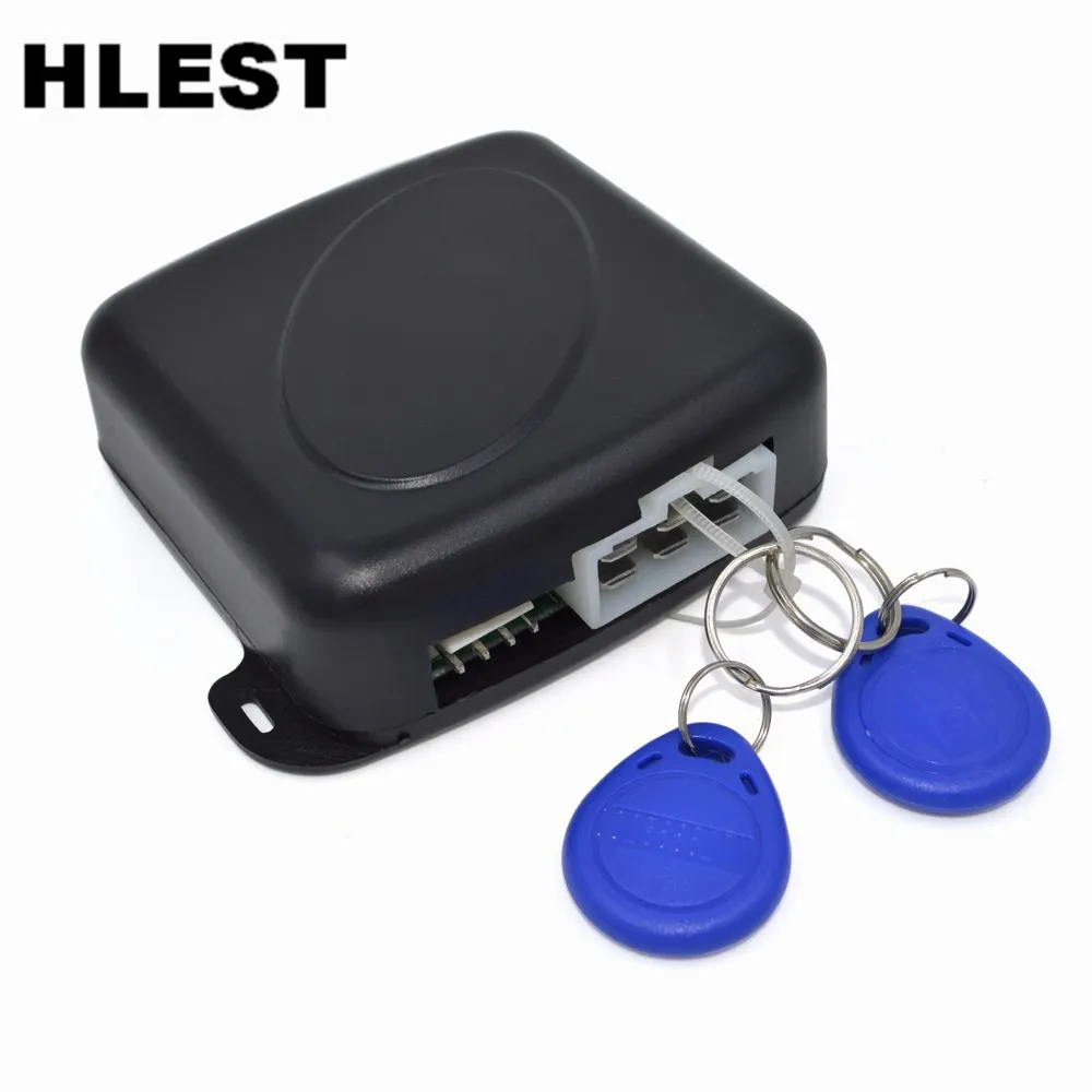 

HLEST Keyless Entry Car RFID Engine Push Stop Start Button Lock Ignition Starter Alarm