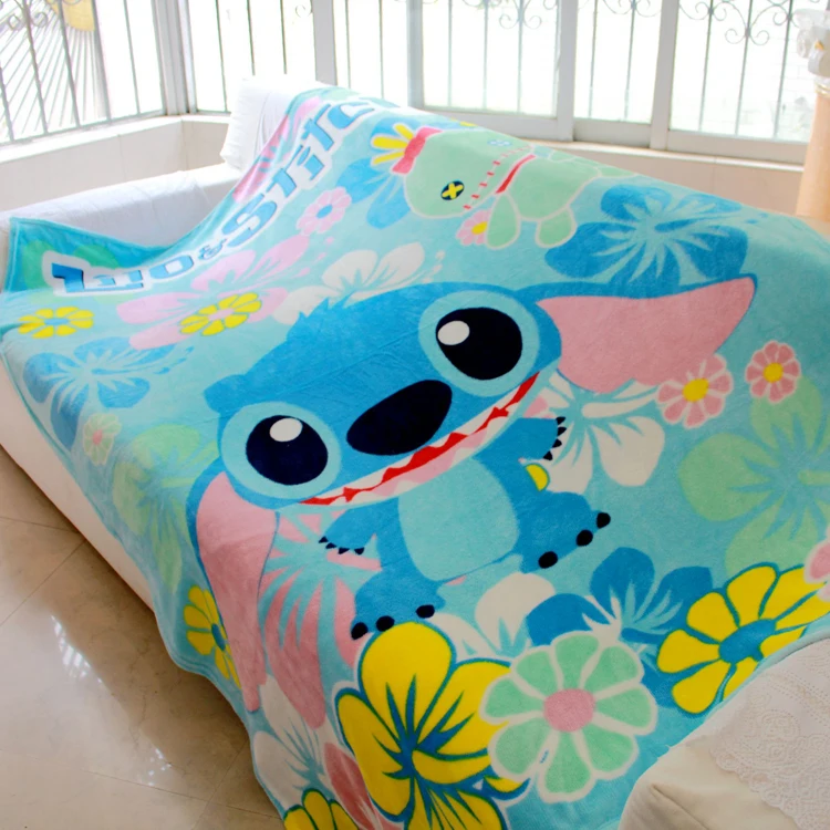

IVYYE STITCH Anime Plush Stuff Accessories plushdoll Stuffed Fluffy Cartoon Warm Soft Toy Blanket Bed Throw Blankets NEW