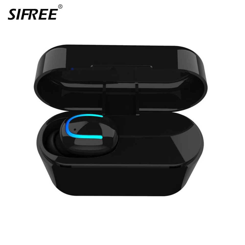 

Q26 Bluetooth Earphones 5.0 TWS Mini Wireless Headset Stereo Deep Bass Earphone with charging box 500 mAh Power bank