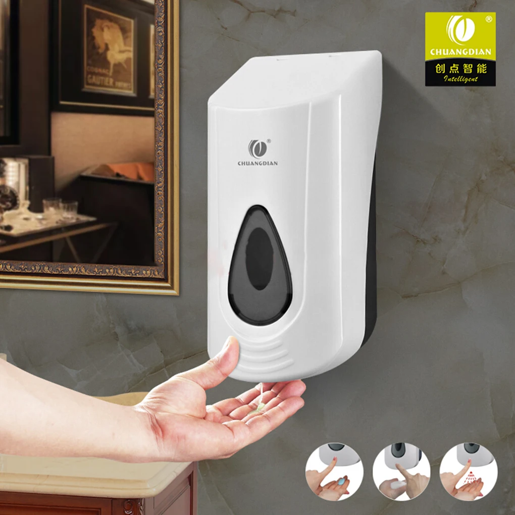 

400ml Wall Mount Pump Foam Spray Lotion Drop Liquid Soap Dispenser Shampoo Box Bathroom Shower Room