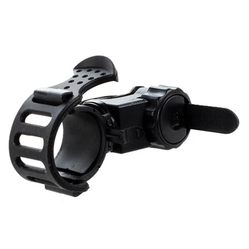 

ELEG-Support Flashlight Lamp Light flashlight holder Color Black Bike Handlebar