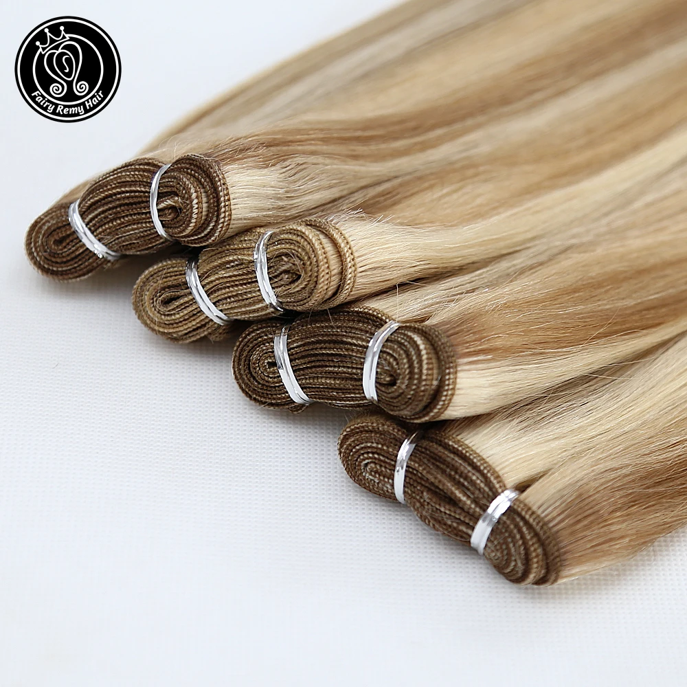 

Human Hair Weft Real Remy European Straight Hair Extension Weaves Bundles Highlight Piano Color P8/16/60 16" 18" 20" 100g/piece